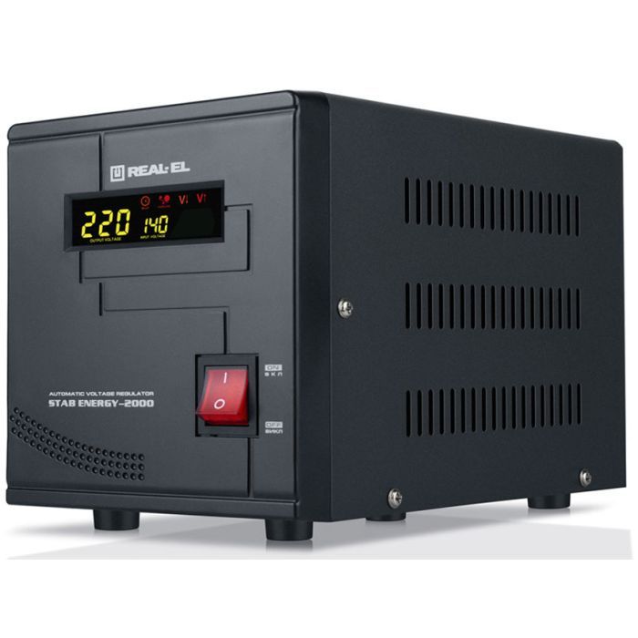 Стабилизатор REAL-EL STAB ENERGY-2000 (EL122400013) изображение 5