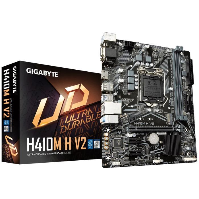 Материнская плата GIGABYTE H410M H V2 изображение 2