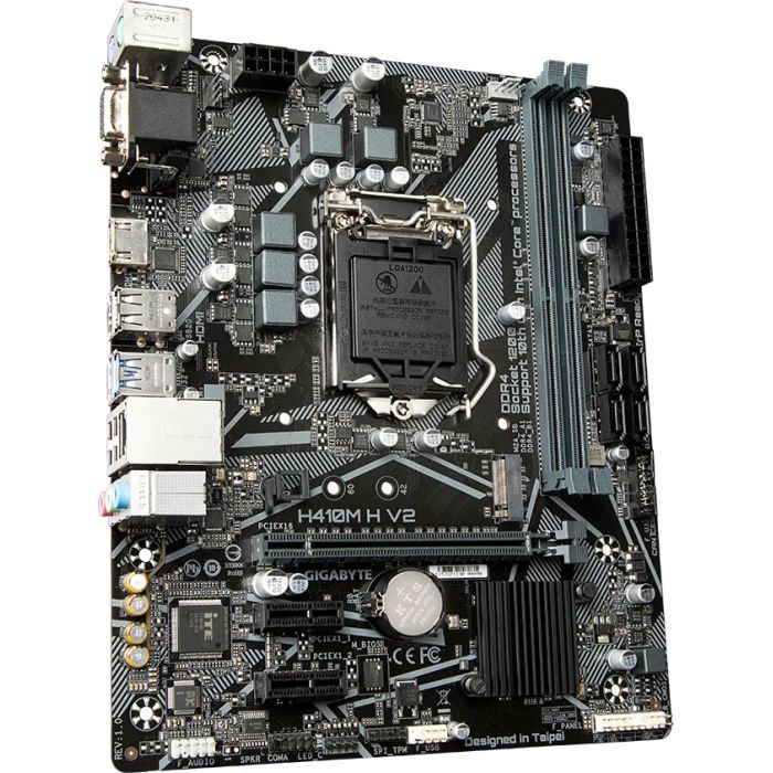 Материнская плата GIGABYTE H410M H V2 изображение 3