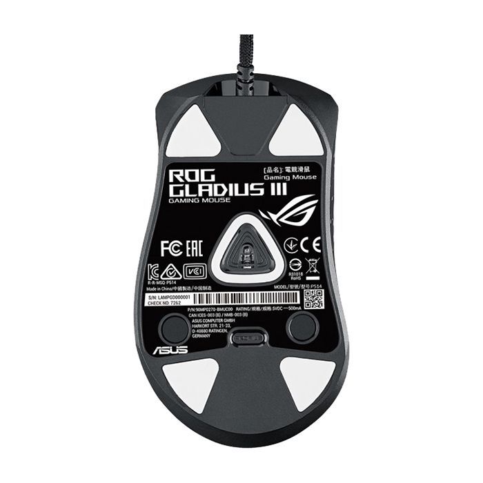 Мышка ASUS ROG Gladius III USB Black (90MP0270-BMUA00) изображение 6