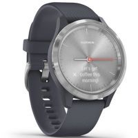 Смарт-годинник Garmin vivomove 3S, Silver, Granite Blue, Silicone (010-02238-20) зображення 3