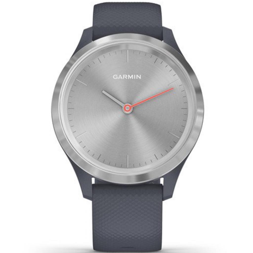 Смарт-годинник Garmin vivomove 3S, Silver, Granite Blue, Silicone (010-02238-20) зображення 6