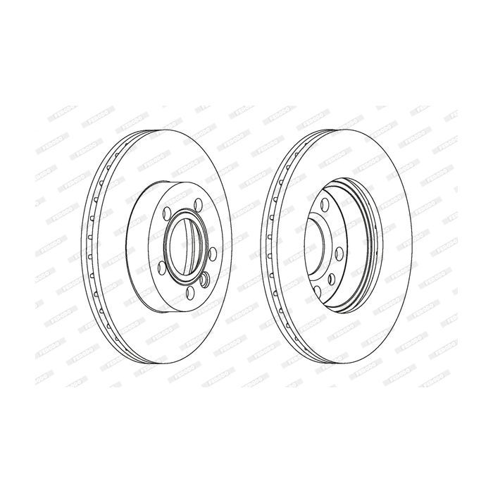 Тормозной диск FERODO DDF1010