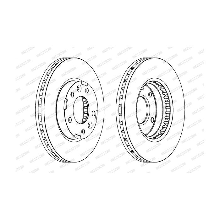 Тормозной диск FERODO DDF1629