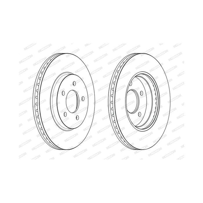 Гальмівний диск FERODO DDF2357C