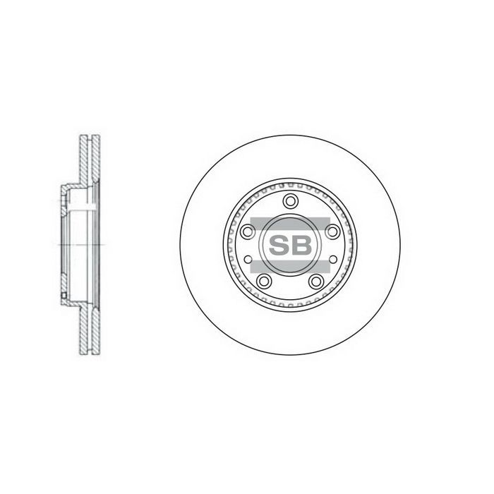 Гальмівний диск HI-Q SD4406