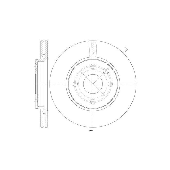 Тормозной диск REMSA 61003.10
