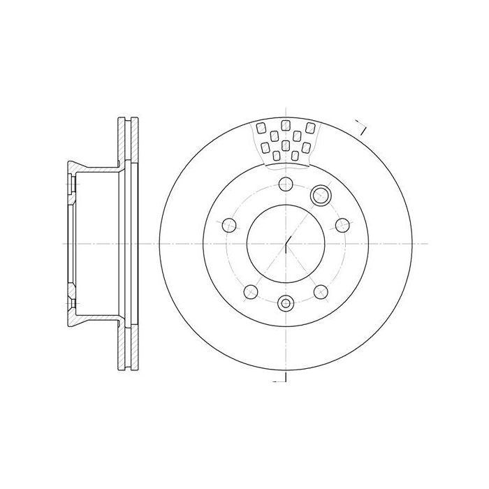 Тормозной диск REMSA 6461.10