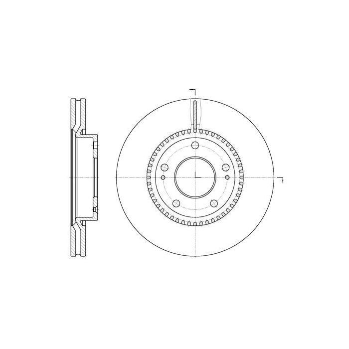 Тормозной диск REMSA 6663.10