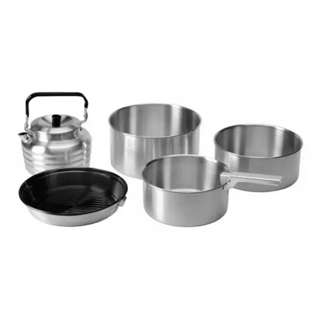 Набір туристичного посуду Vango Aluminium Cook Set Silver (925249)