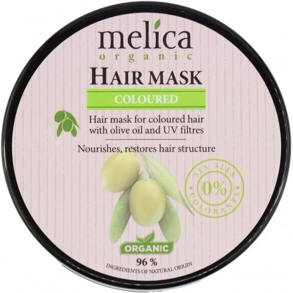 Маска для волос Melica Organic с оливковым маслом и УФ-фильтрами 350 мл (4770416003761)
