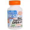 Жирные кислоты Doctor's Best Веганский DHA (докозагексаеновая кислота) на Основе Вод (DRB-00296)