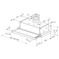 Вытяжка кухонная Faber FLEXA NG HIP BK A60 изображение 2