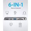 Концентратор Anker PowerExpand Direct 6-in-1 USB-C PD Media Hub (Gray) (A83620A1) изображение 2