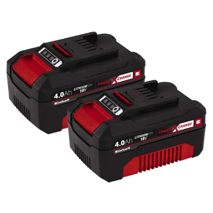 Аккумулятор к электроинструменту Einhell Twinpack 18V 4.0Ah, PXC Plus, 2шт., 1.47кг (4511489)