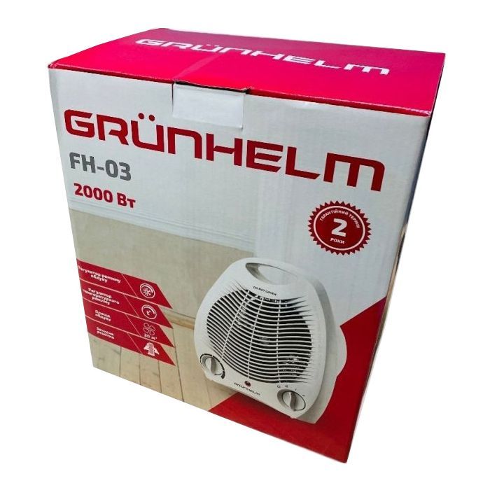 Обогреватель Grunhelm FH-03 изображение 2