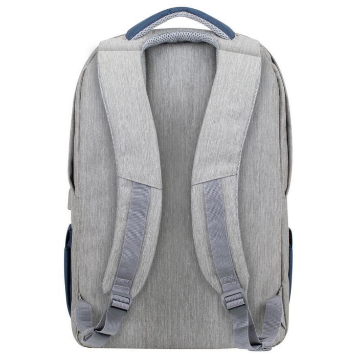 Рюкзак для ноутбука RivaCase 17.3" 7567 Prater, Grey / Dark Blue (7567Grey/DarkBlue) изображение 2