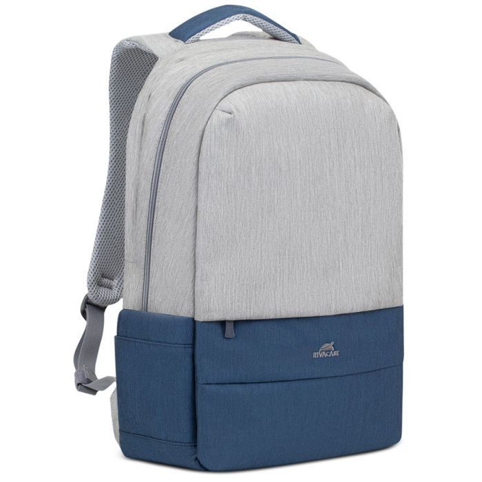 Рюкзак для ноутбука RivaCase 17.3" 7567 Prater, Grey / Dark Blue (7567Grey/DarkBlue) изображение 4