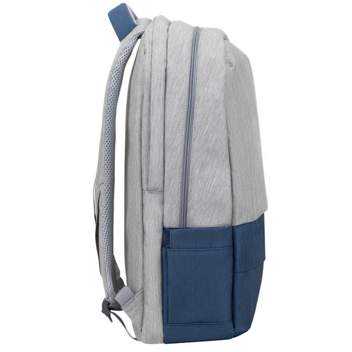 Рюкзак для ноутбука RivaCase 17.3" 7567 Prater, Grey / Dark Blue (7567Grey/DarkBlue) изображение 6
