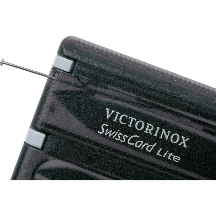 Мультитул Victorinox SwissCard Lite Transparent Black (0.7333.T3) зображення 3