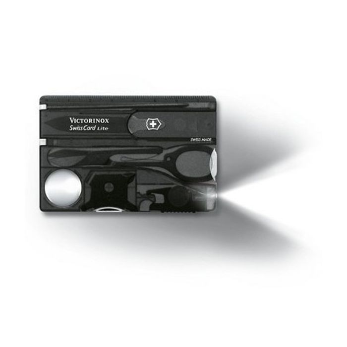 Мультитул Victorinox SwissCard Lite Transparent Black (0.7333.T3) зображення 5