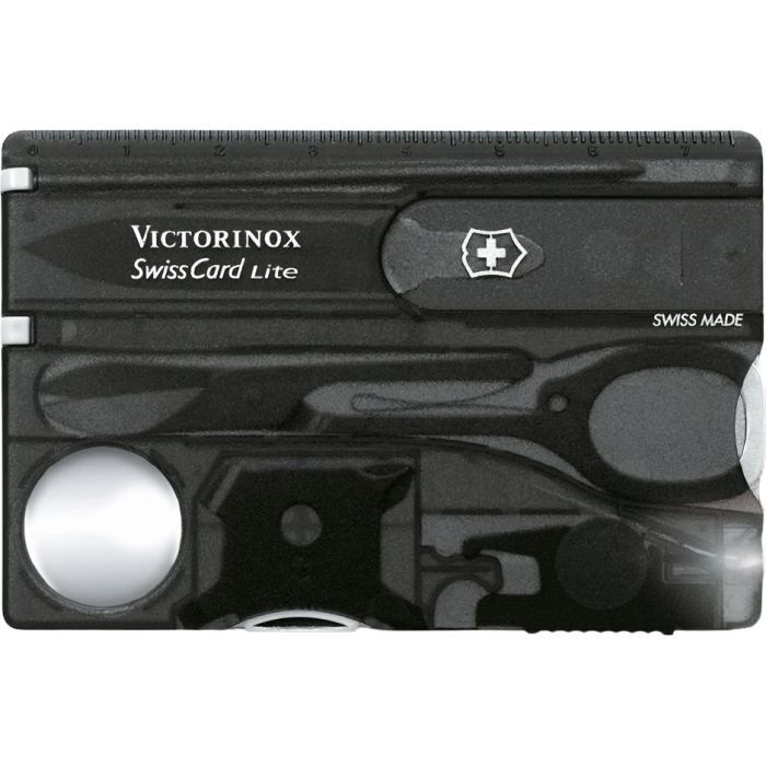 Мультитул Victorinox SwissCard Lite Transparent Black (0.7333.T3) зображення 7