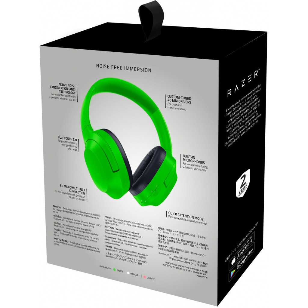 Навушники Razer Opus X Green (RZ04-03760400-R3M1) зображення 8