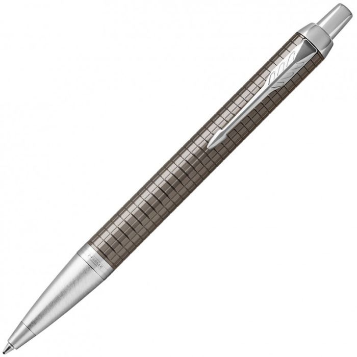 Ручка шариковая Parker IM 17 Premium Dark Espresso Chiselled CT BP (24 332) изображение 2