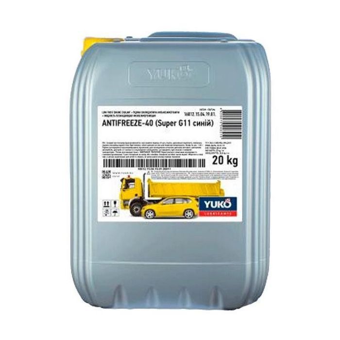 Антифриз Yuko -40 Super G11 синий 20л (4820070248944)