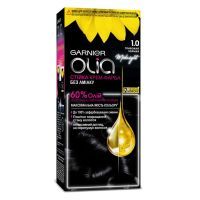 Краска для волос Garnier Olia 1.0 Глубокий черный 112 мл (3600542243490)
