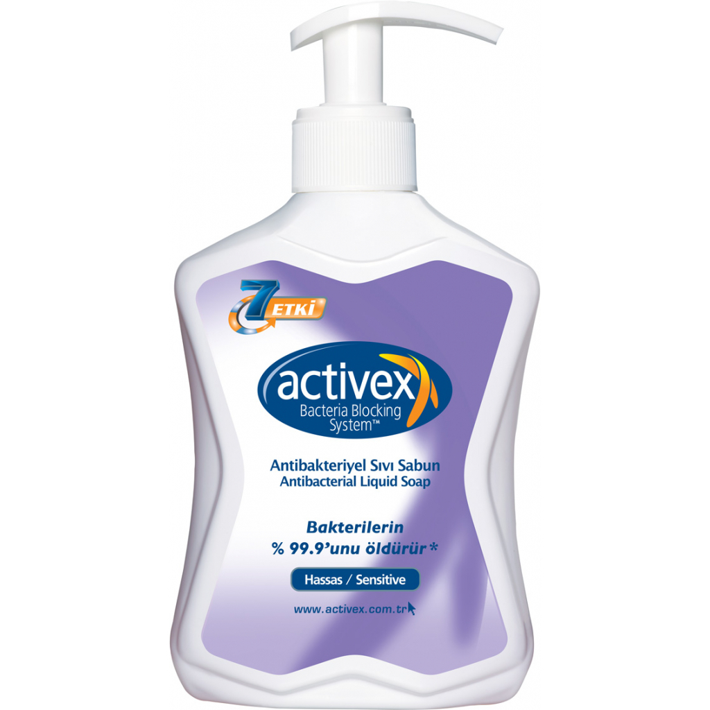 Жидкое мыло Activex Sensitive Антибактериальное 300 мл (8690506434885/8690506512552)