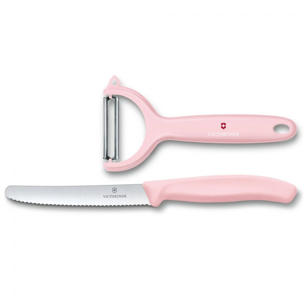 Набор ножей Victorinox SwissClassic Paring Set Tomato and Kiwi Light Pink (6.7116.23L52) изображение 2