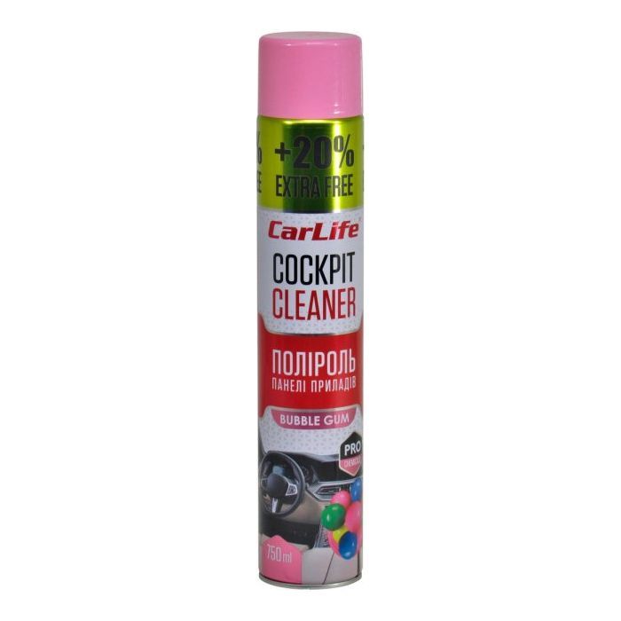 Автополироль CarLife Баблгам Cockpit Cleaner 750мл (CF759)