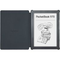 Чехол для электронной книги Pocketbook Basic Origami 970 Shell series, black (HN-SL-PU-970-BK-CIS) изображение 3 Чехол для электронной книги Pocketbook Basic Origami 970 Shell series, black (HN-SL-PU-970-BK-CIS) изображение 3