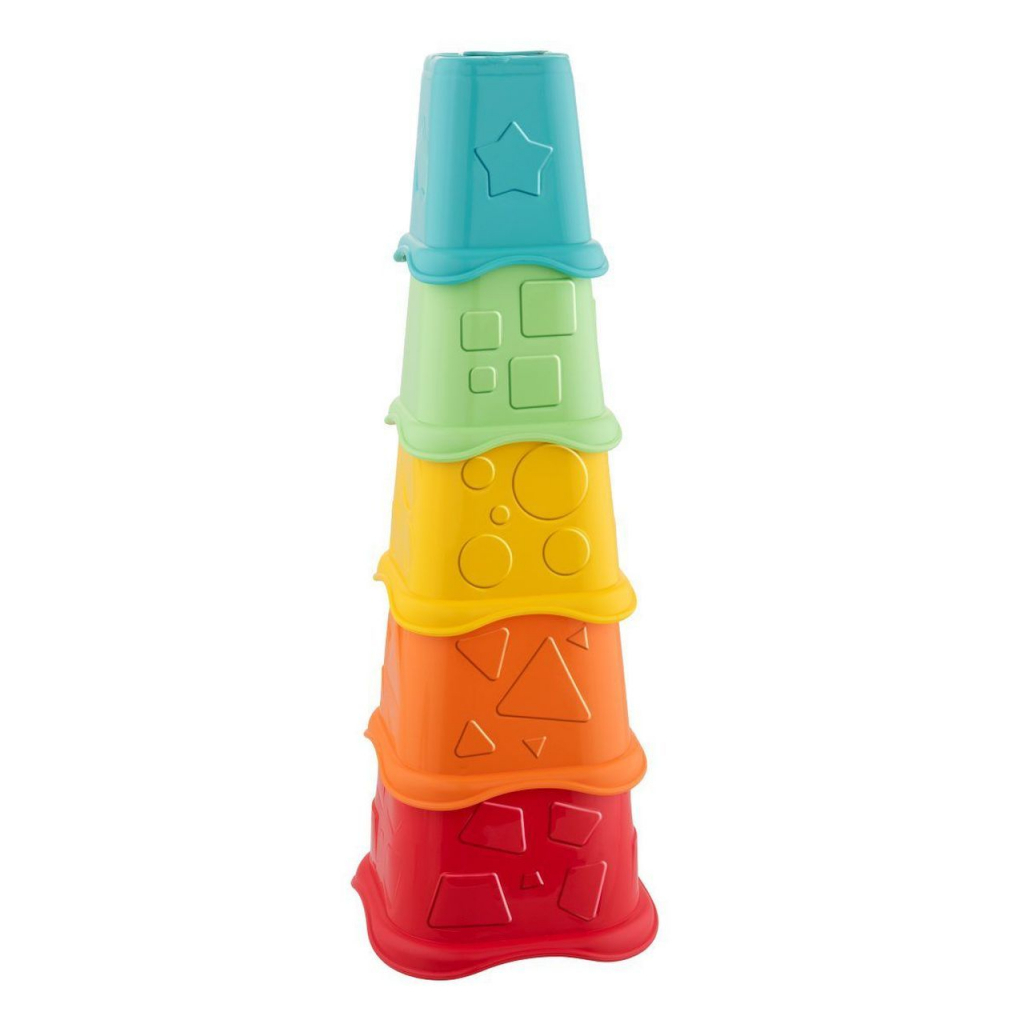 Развивающая игрушка Chicco 2 в 1 Eco+ Пирамидка – сортер (09373.10) изображение 2