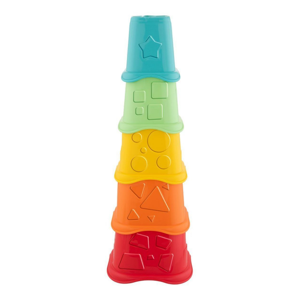 Розвиваюча іграшка Chicco 2 в 1 Eco+ Пірамідка – сортер (09373.10)