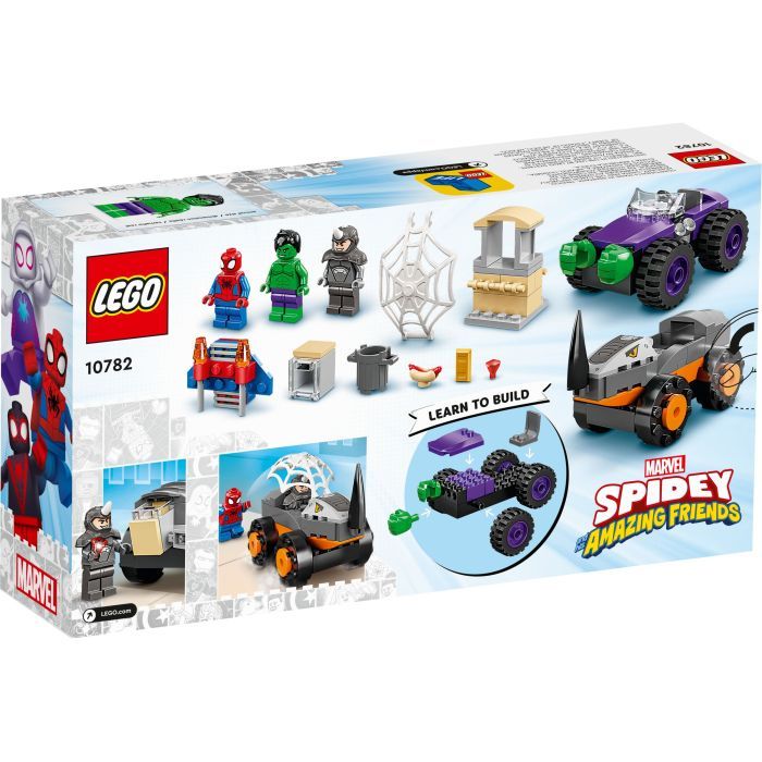 Конструктор LEGO Disney Сутичка Халка і Носорога на вантажівках (10782) зображення 7