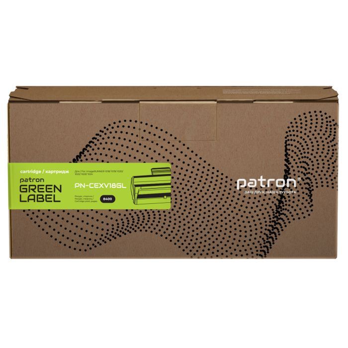 Тонер-картридж Patron Canon C-EXV18 465 г GREEN Label (PN-CEXV18GL) изображение 2