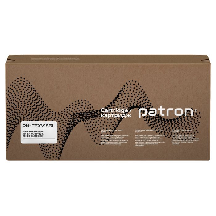 Тонер-картридж Patron Canon C-EXV18 465 г GREEN Label (PN-CEXV18GL) изображение 5