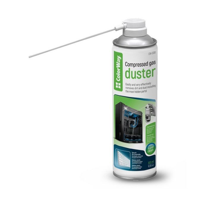 Чистящий сжатый воздух spray duster 300ml ColorWay (CW-3330)