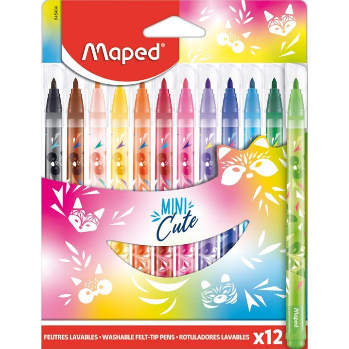 Фломастеры Maped MINI CUTE 12 цветов (MP.845404)