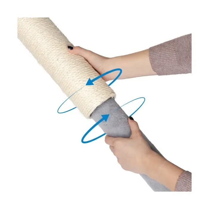 Дряпка (кігтеточка) для котів Природа Лофт (сіра) (4823082420698) зображення 2