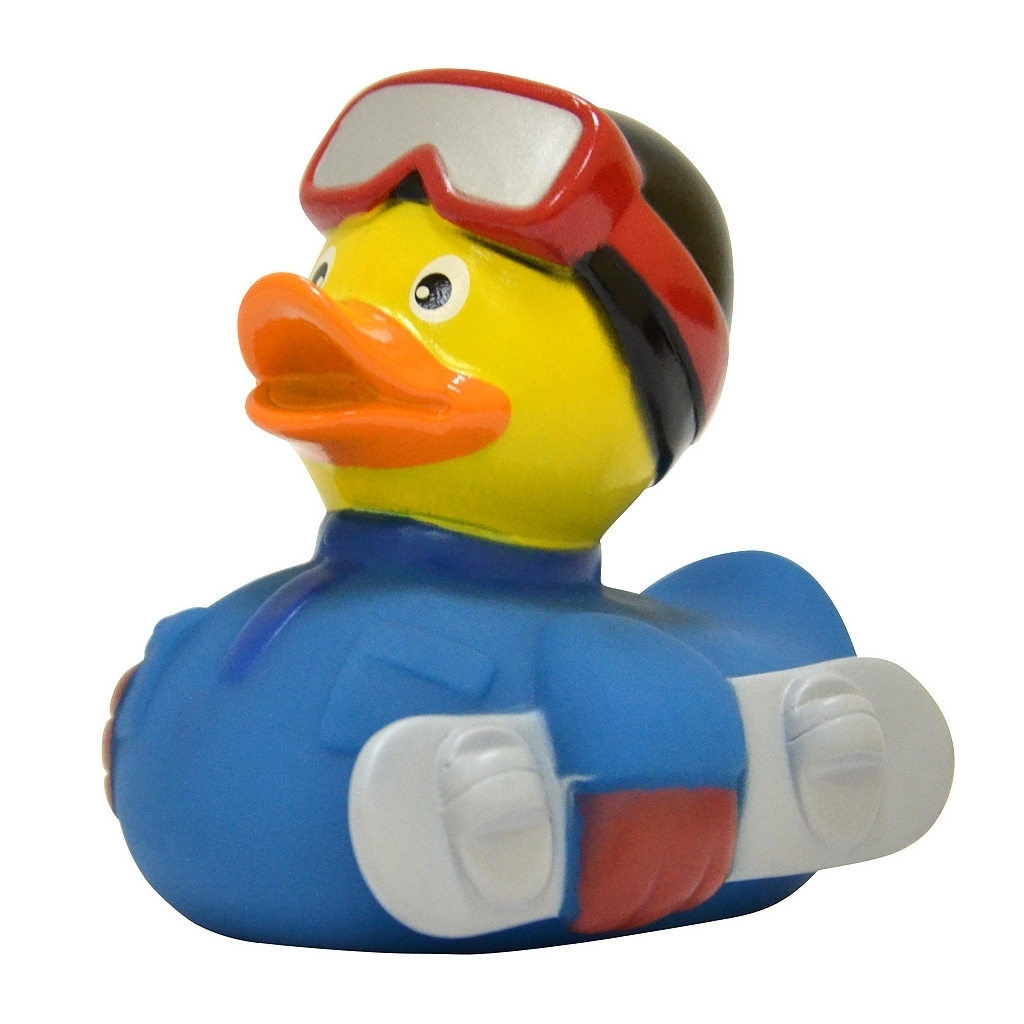 Іграшка для ванної Funny Ducks Качка Сноубордер (L1952)