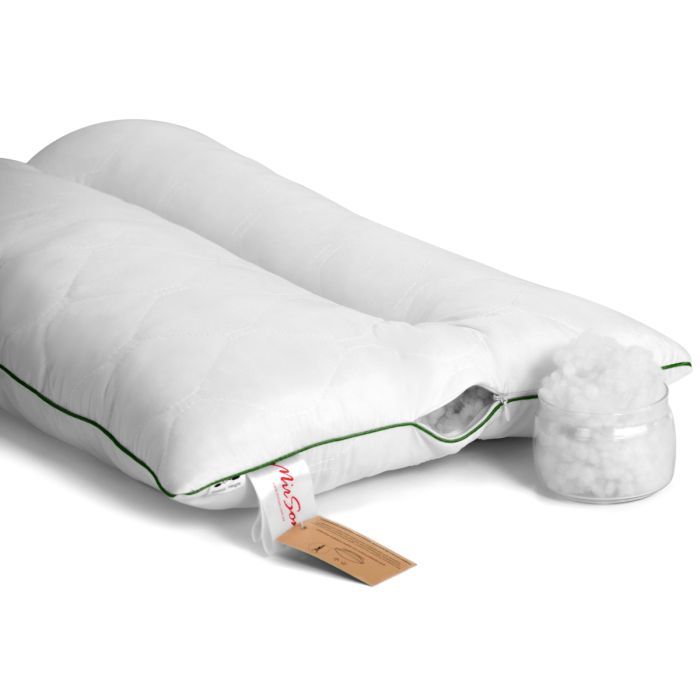 Подушка MirSon ортопедическая Premium Eco Aloe Vera 147 Cредняя 50x70 см (2200000393029) изображение 3