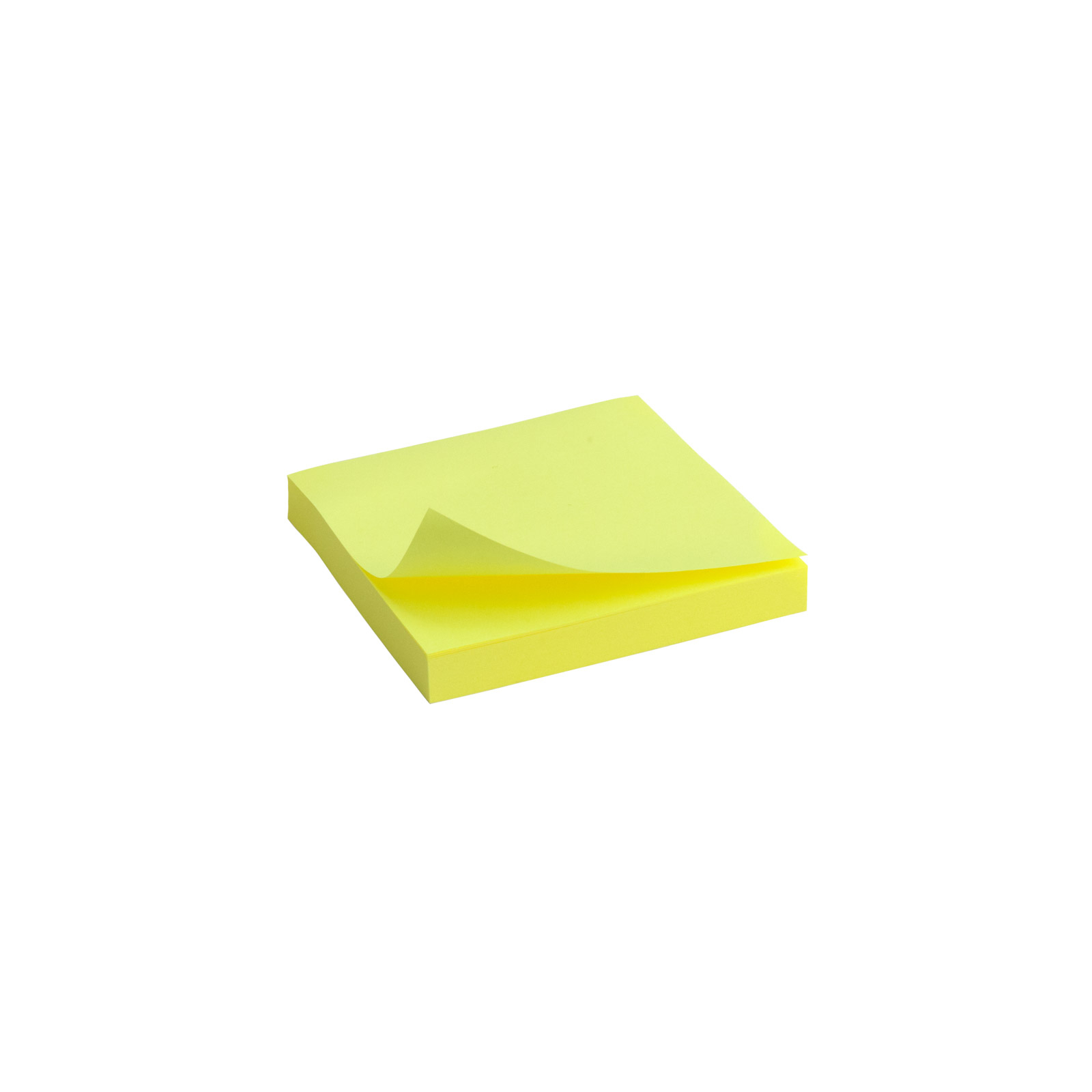 Папір для нотаток Axent 75x75мм, 100 аркушів жовтий (D3414-11)