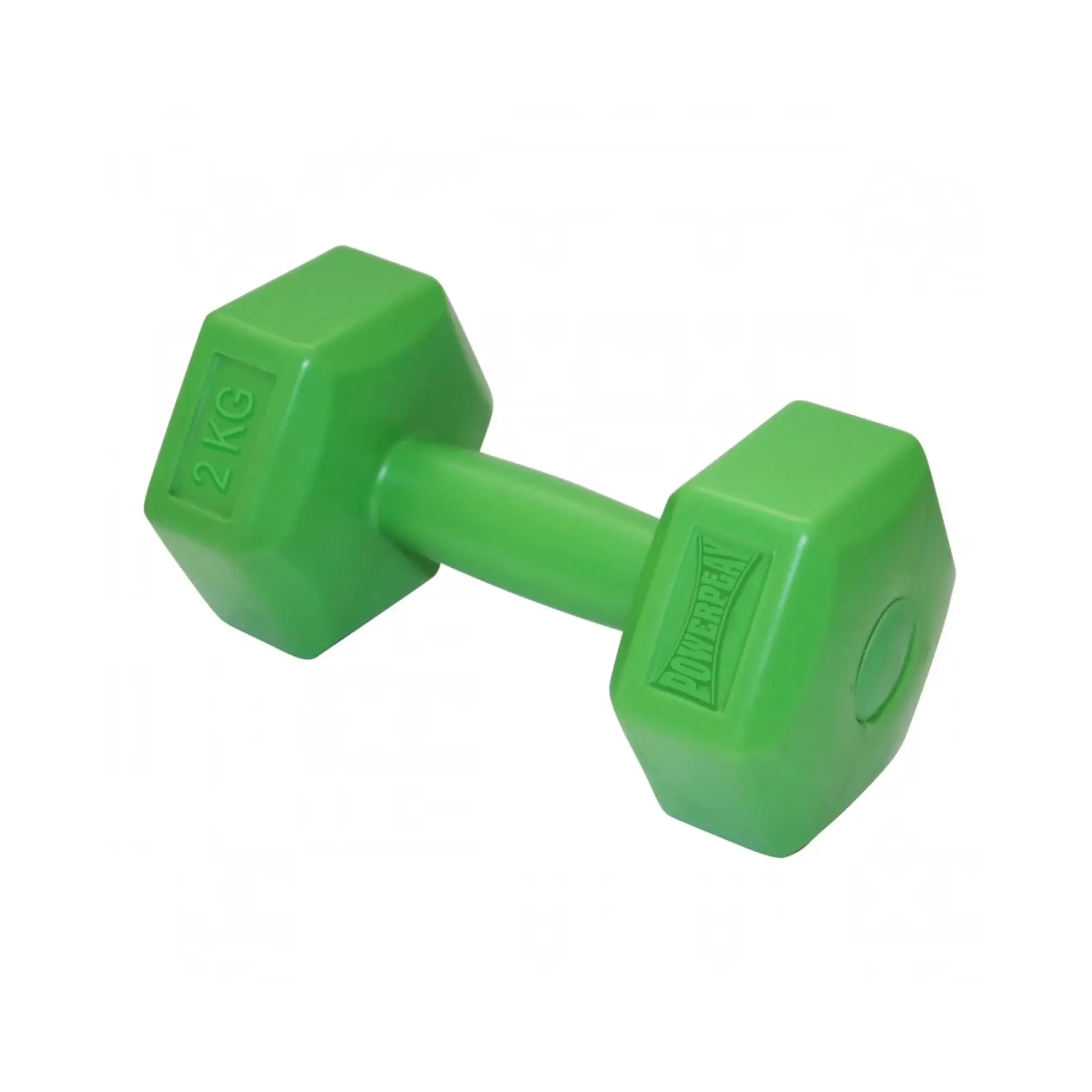 Гантель PowerPlay 4124 Hercules 2 кг Green (PP_4124_2kg) зображення 2