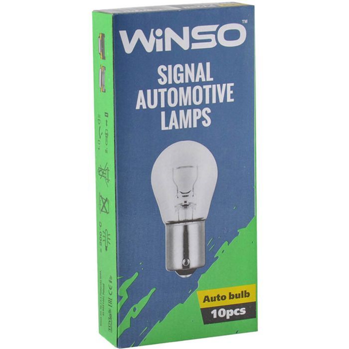 Автолампа WINSO PY21W 21W BAU15s Amber (713110) изображение 2