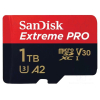 Карта пам'яті SanDisk 1 TB microSDXC UHS-I U3 Extreme Pro+SD Adapter (SDSQXCD-1T00-GN6MA) зображення 2