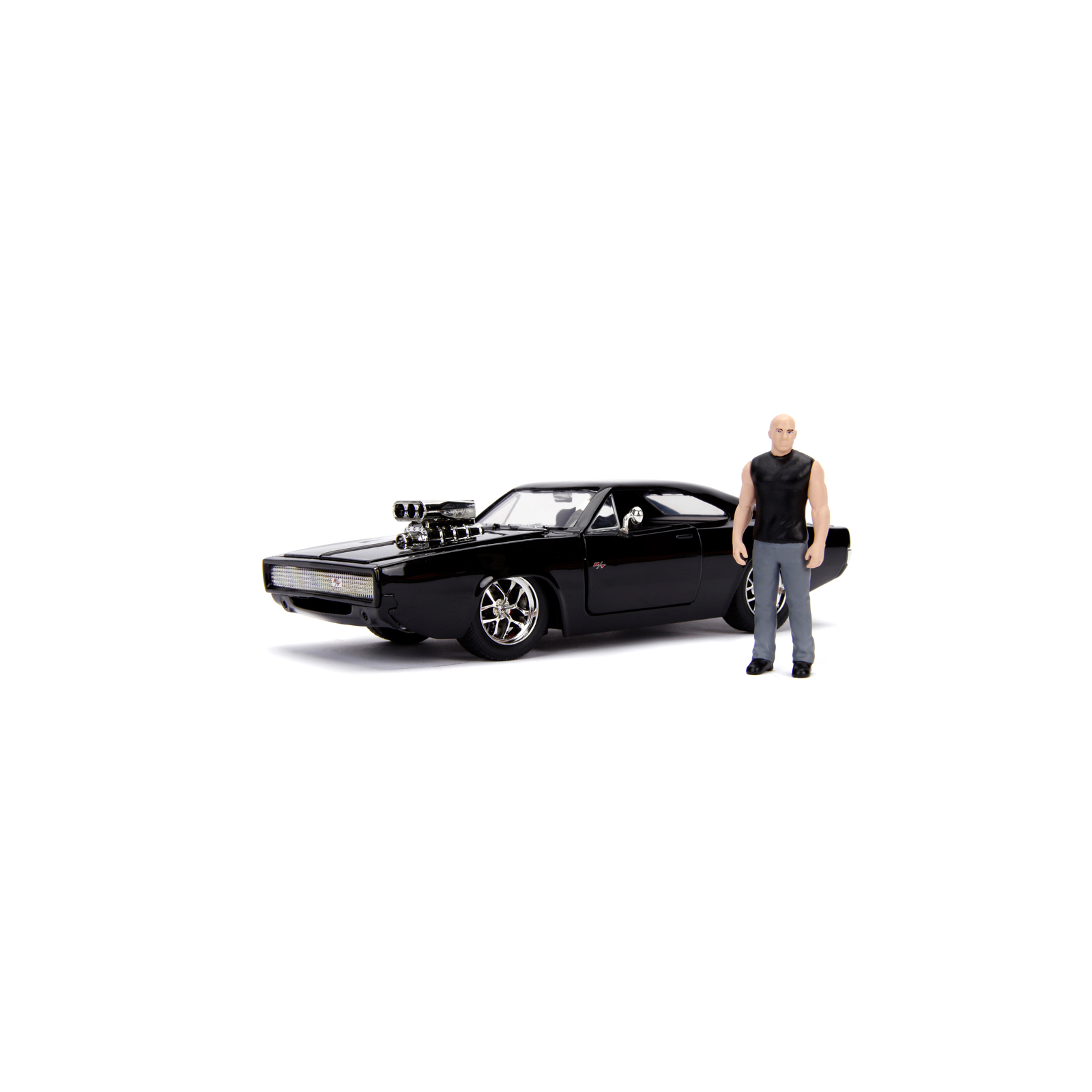 Машина Jada металлическая Форсаж Dodge Charger Street (1970) + фигурка Доминика Торетто 1:24 (253205000) изображение 2
