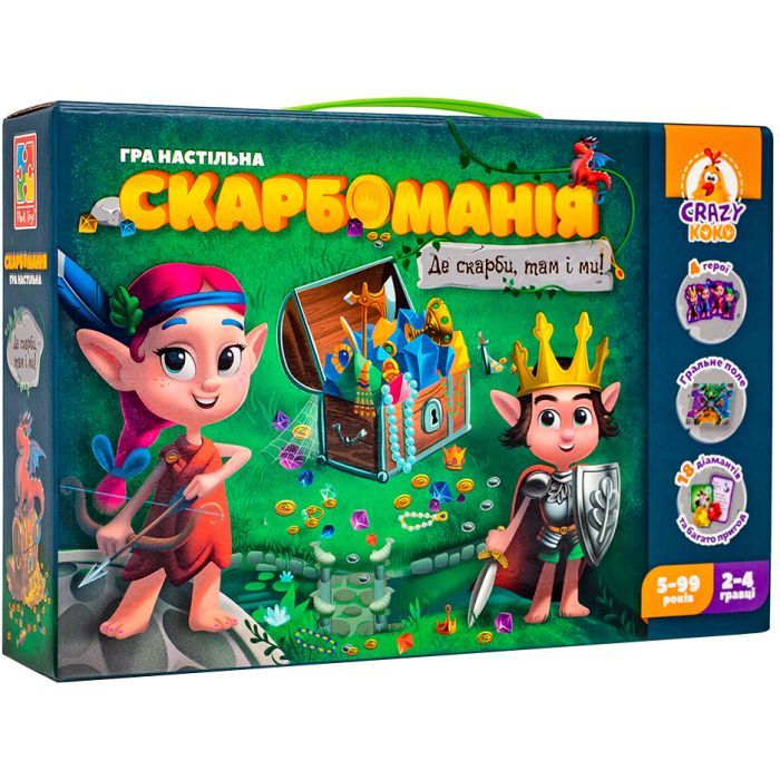 Настольная игра Vladi Toys Скарбомания (укр) (VT8055-30)